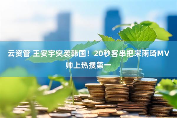 云资管 王安宇突袭韩国！20秒客串把宋雨琦MV帅上热搜第一