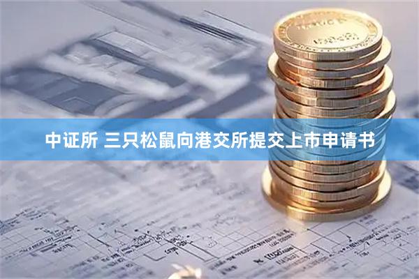 中证所 三只松鼠向港交所提交上市申请书